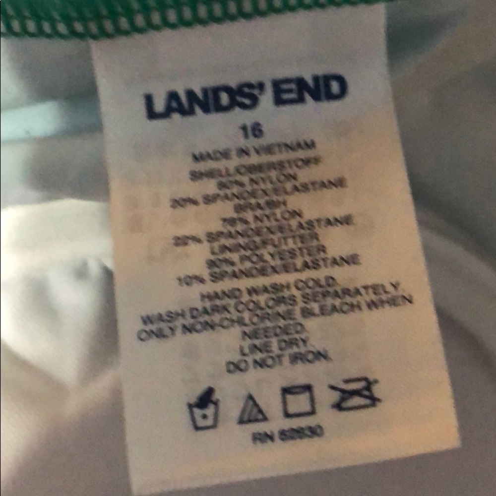 Lands’ End Bathing Suit Top - Picture 3 of 5
